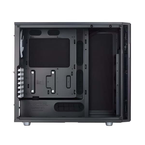 Fractal Design Define R5 (Black Solid) Silent Gaming Case, ATX, 2 Fans, Fan Controller, Configurable Front Door, Ultra Silent Design