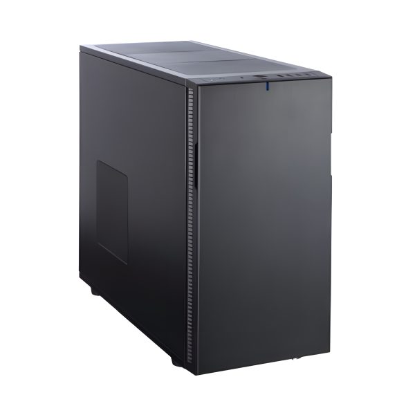 Fractal Design Define R5 (Black Solid) Silent Gaming Case, ATX, 2 Fans, Fan Controller, Configurable Front Door, Ultra Silent Design