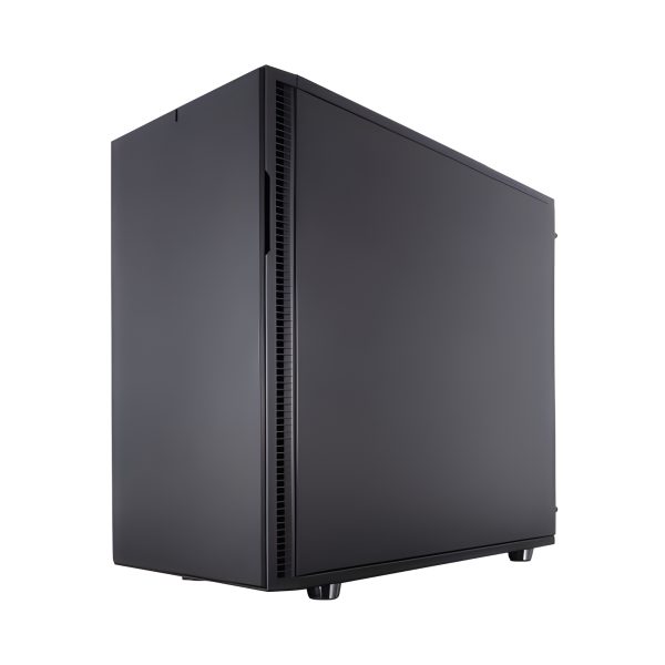 Fractal Design Define R5 (Black Solid) Silent Gaming Case, ATX, 2 Fans, Fan Controller, Configurable Front Door, Ultra Silent Design