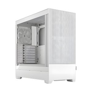 CAA-FRPOPAIRCTG-W_1 Fractal Design Pop Air (White TG) Gaming Case w/ Clear Glass Window, ATX, Hexagonal Mesh Front, 3 Fans