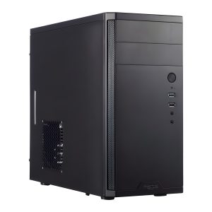 CAM-FRCOR1100_1 Fractal Design Core 1100 Case, Micro ATX, Brushed Aluminium-look, 350mm GPU Support, USB 3.0, 1 Fan